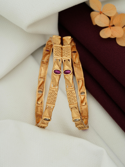 Artificial Bangles for Daily Use | Stylish & Comfortable Bangles for Women (1 Pair)