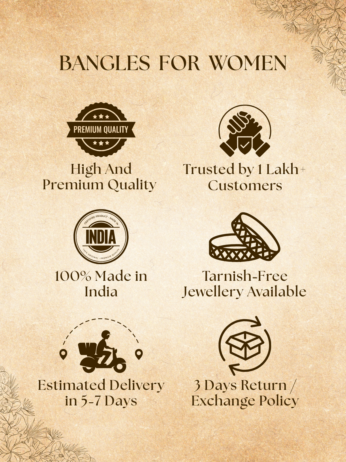 Antique Bangles Collection | Bridal, Festive & Party Wear Bangles Online (1 Pair)