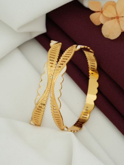 Stylish CNC Bangles Design Online | Fancy, Antique & Daily Wear Bangles (1 Pair.) (Copy)