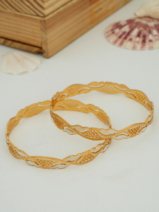 Latest CNC Bangles Design Online | Fancy, Antique & Daily Wear Bangles (1 Pair.)
