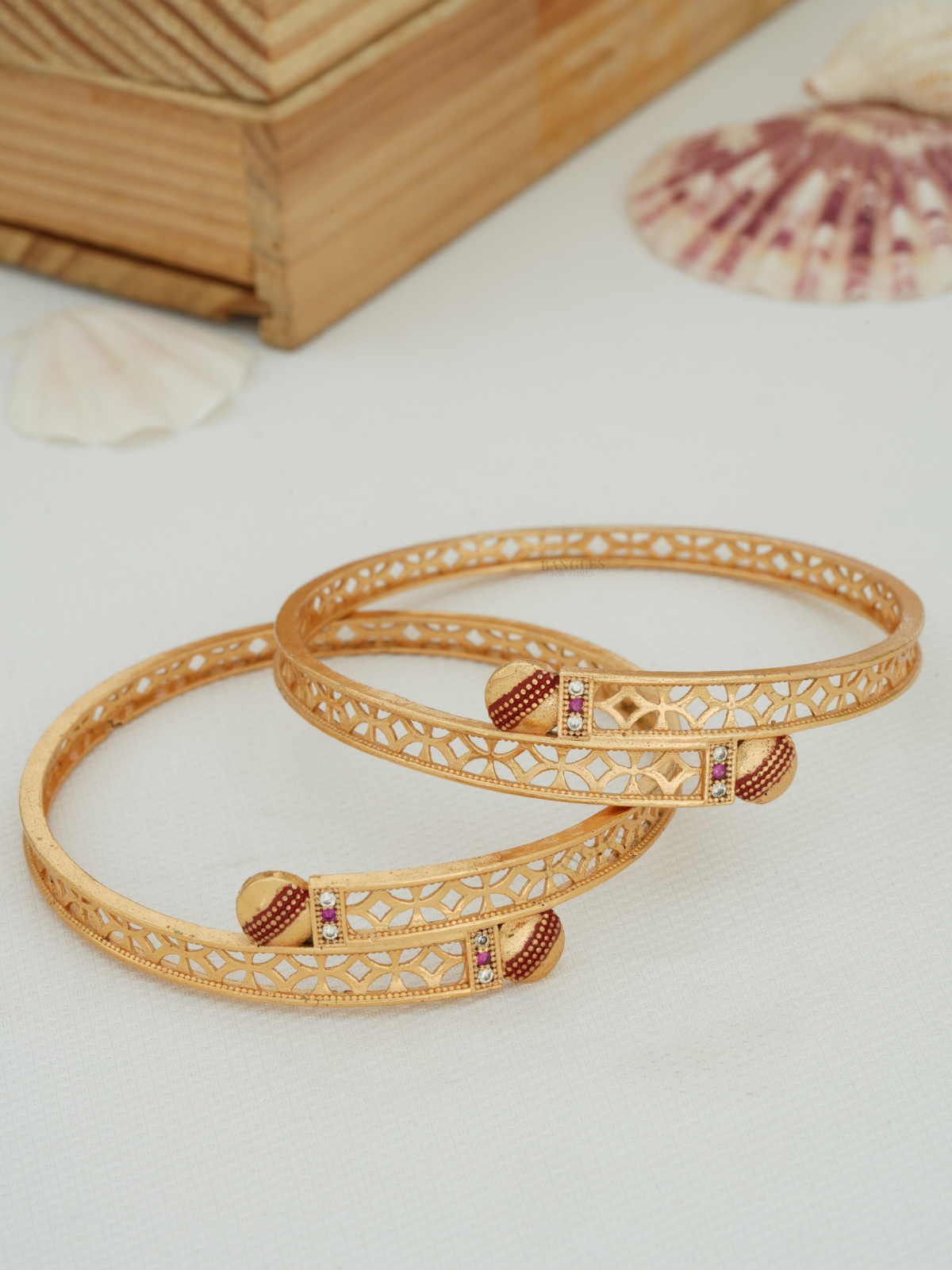 Women Artificial Bangles for Daily Use | Stylish & Comfortable Bangles for Women (1 Pair)