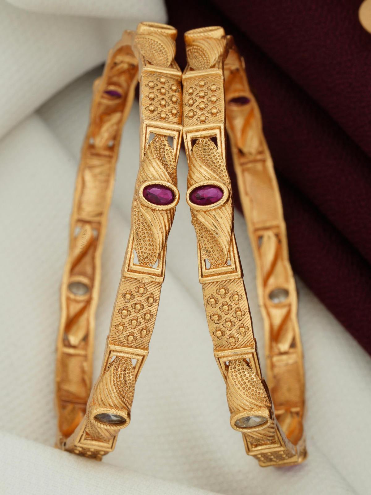 Latest Artificial Bangles Online | Fancy, Antique & Daily Wear Designs for Women (1 Pair)