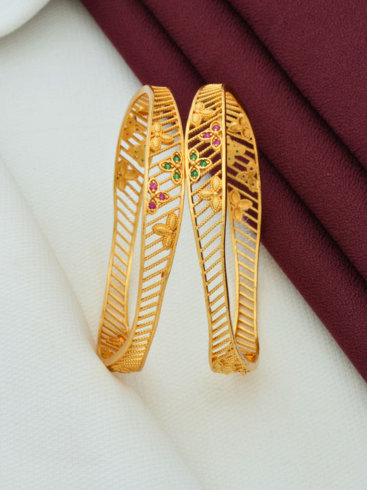 Bangles for Women | Latest Lightweight Gold Plated Designer Bangles