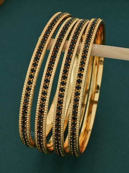 Buy Latest Diamond Bangles for Women Online | Majestic Black Diamond Designer Bangles