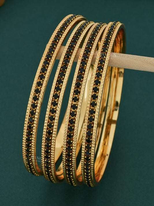 Buy Latest Diamond Bangles for Women Online | Majestic Black Diamond Designer Bangles