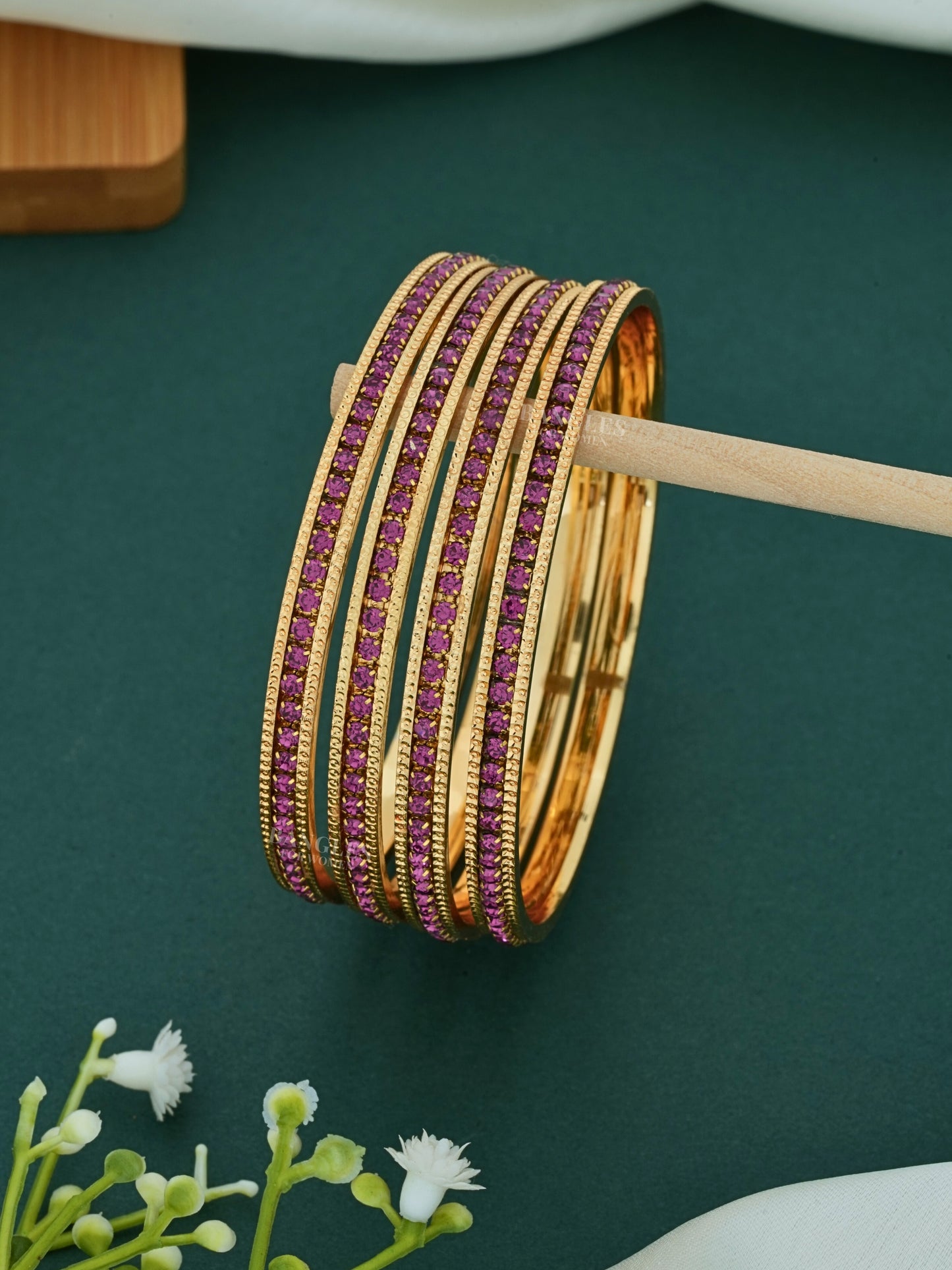 Diamond Bangles Design | Gorgeous Pink Diamond Designer Bangles for Women