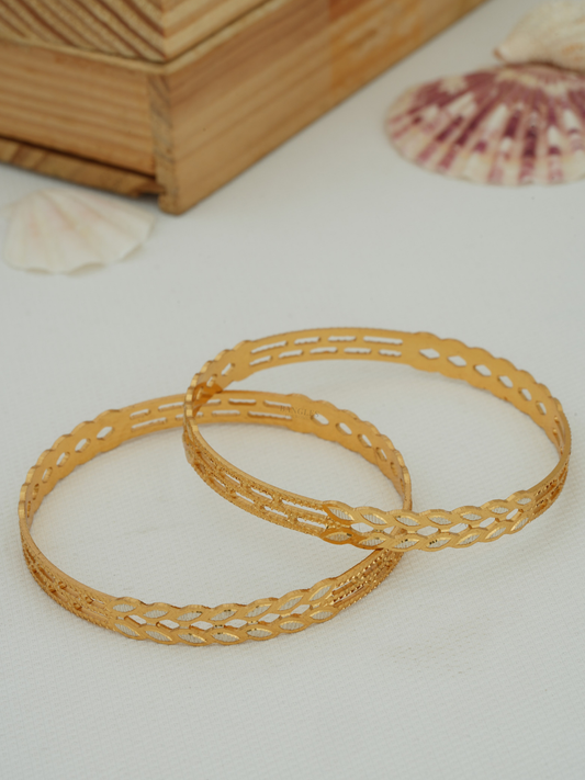 Latest CNC Bangles Design Online | Fancy, Antique & Daily Wear Bangles (1 Pair)