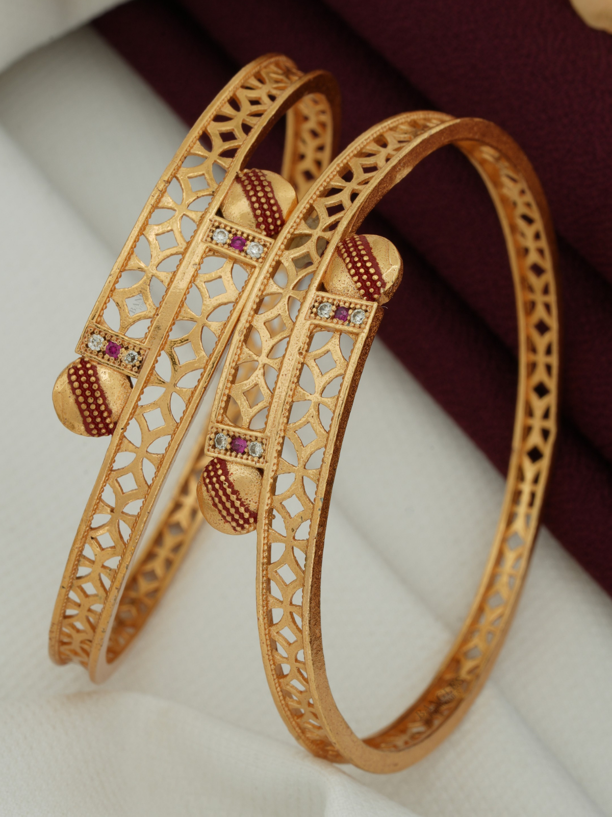 Women Artificial Bangles for Daily Use | Stylish & Comfortable Bangles for Women (1 Pair)