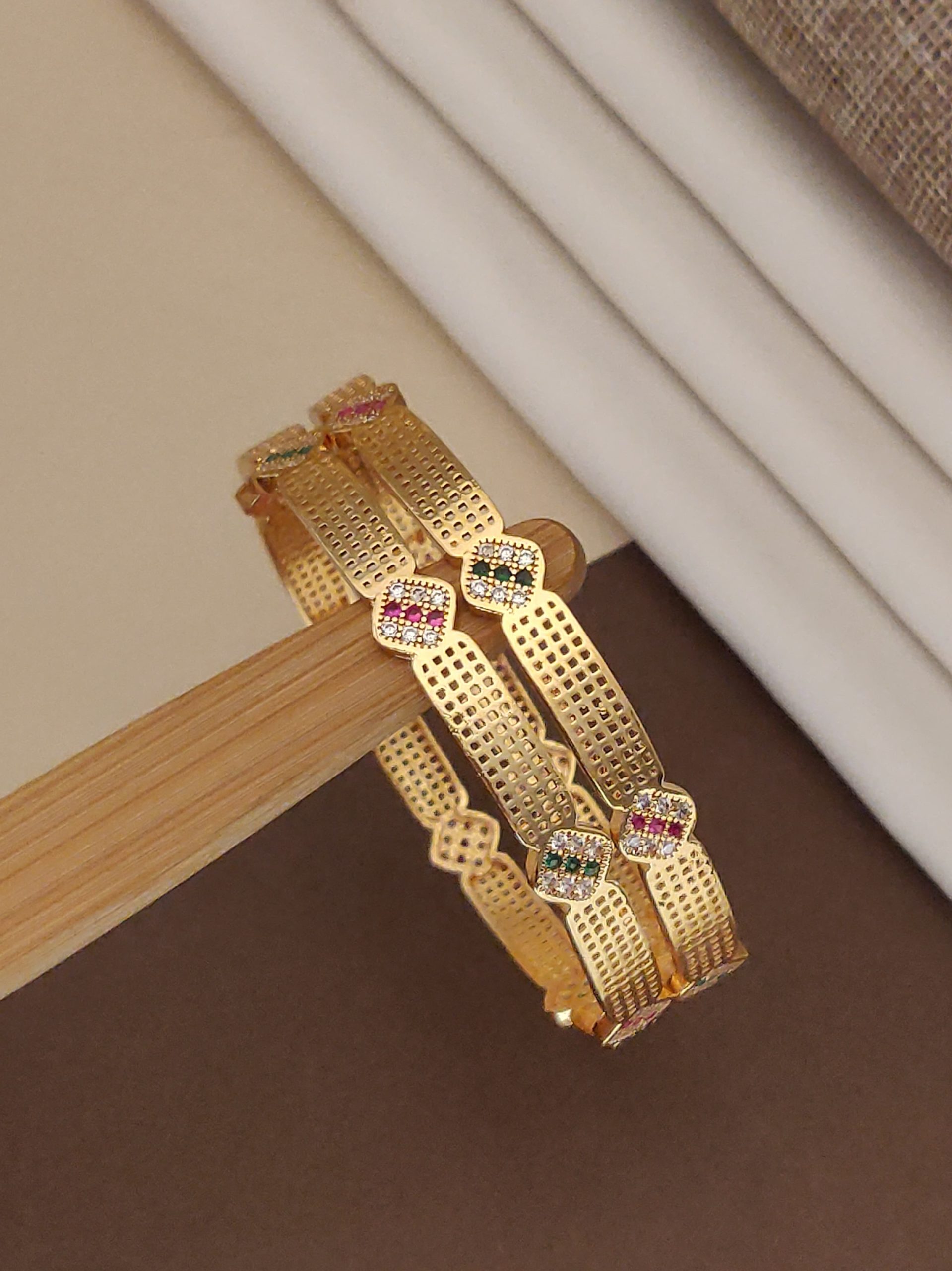 Girls Gold Plated Bangles