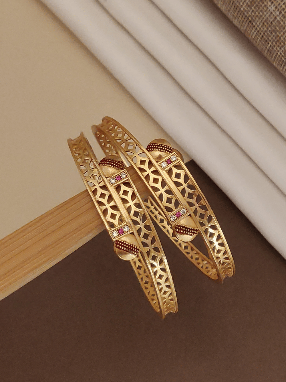 Best Trendy Gold Plated Bangles for Women