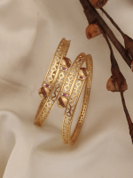 Trendy Gold Plated Bangles for Women
