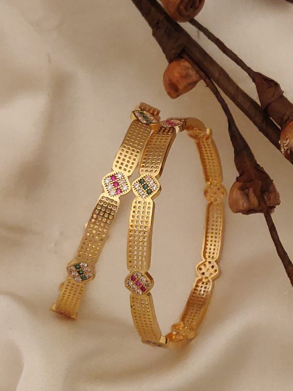 Girls Gold Plated Bangles