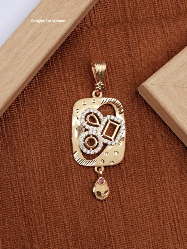 1 Gram Gold Pendant Set Artificial