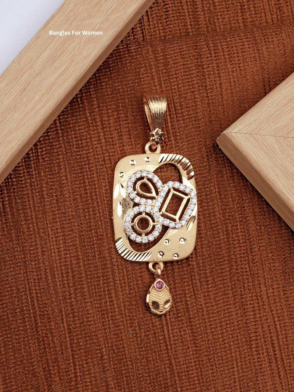 1 Gram Gold Pendant Set Artificial