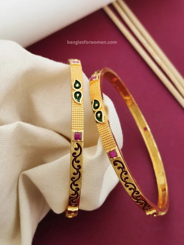 Girls Bangles Gold Plated