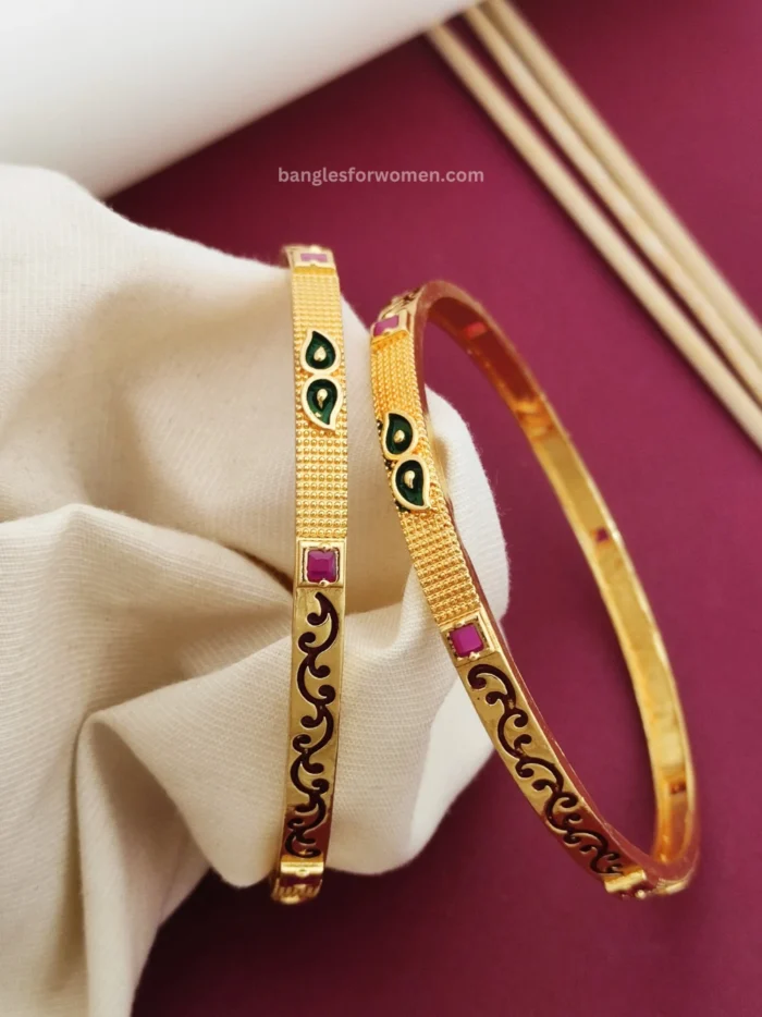 Girls Bangles Gold Plated
