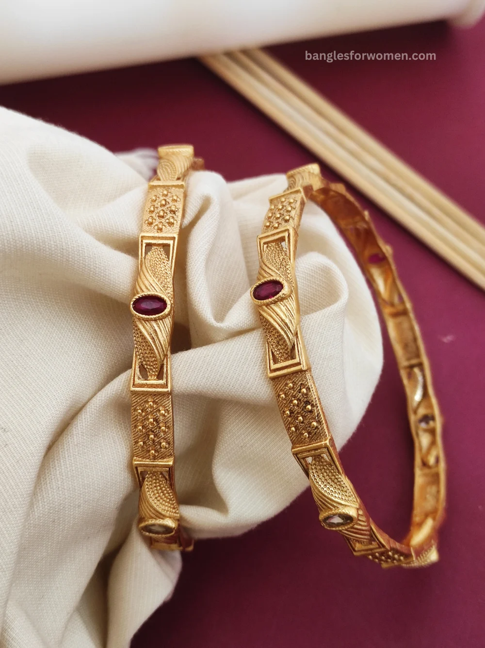 Artificial Bangles for Daily Use Gold Plated