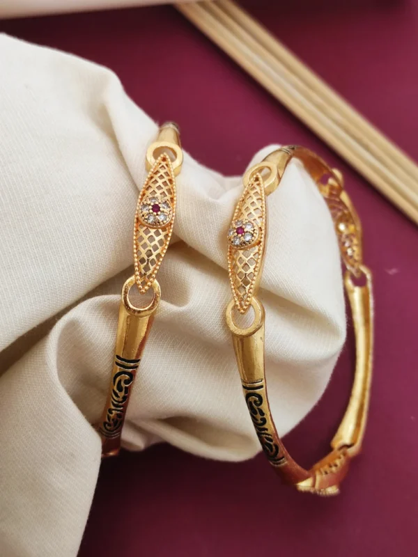 Daily Wear Bangles in Gold Plated