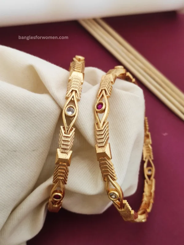 Fancy Bangles in Gold Plated