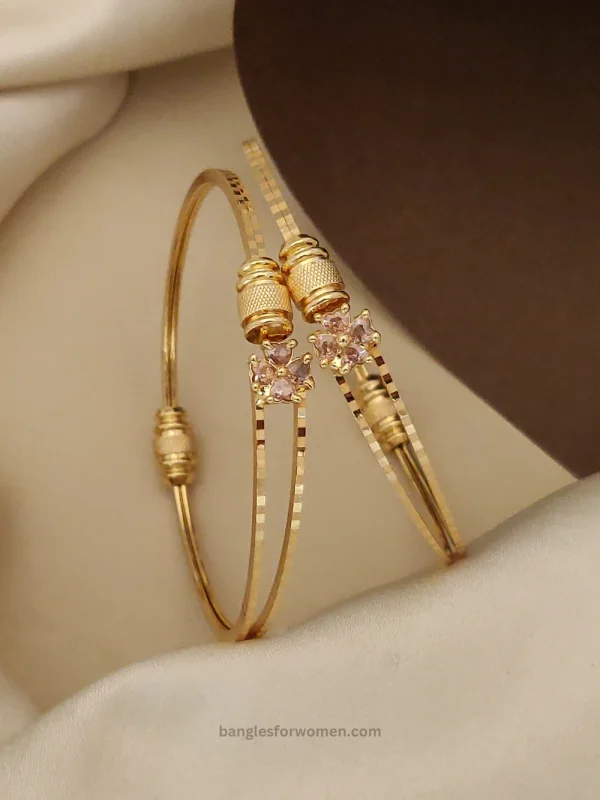 Stylish gold bracelet designs for girls 2025