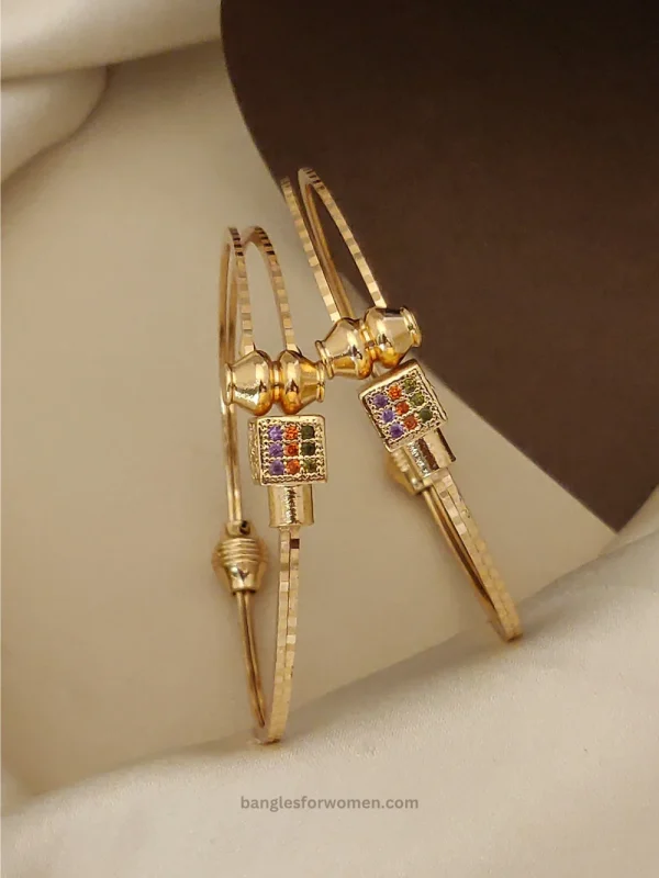 Women Gold Bangle Bracelet 2025